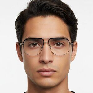 Rimowa Mens Aviator Black Silver Transparent Fashion Designer Eyewear